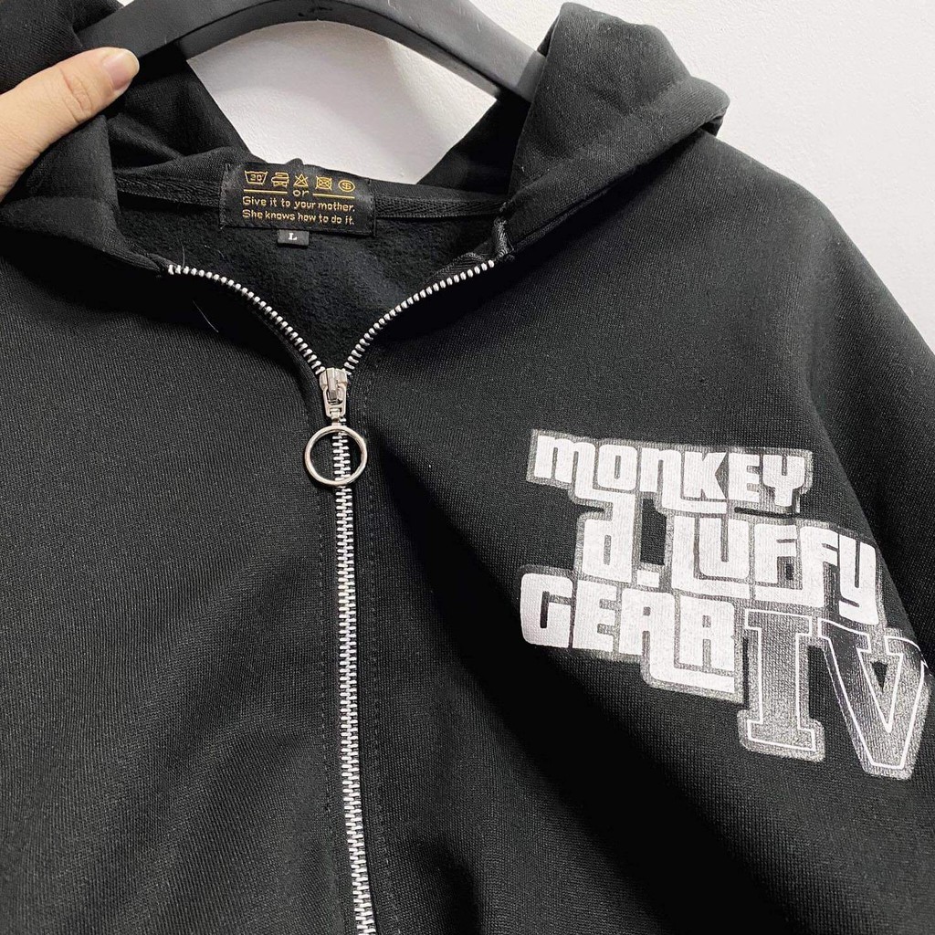 Áo Khoác Nỉ Bông MONKEY LUFFY GEAR IV Unisex