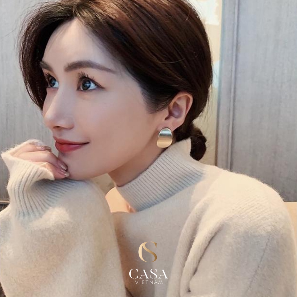 CASA Bông tai mạ vàng cho nữ CASAE027