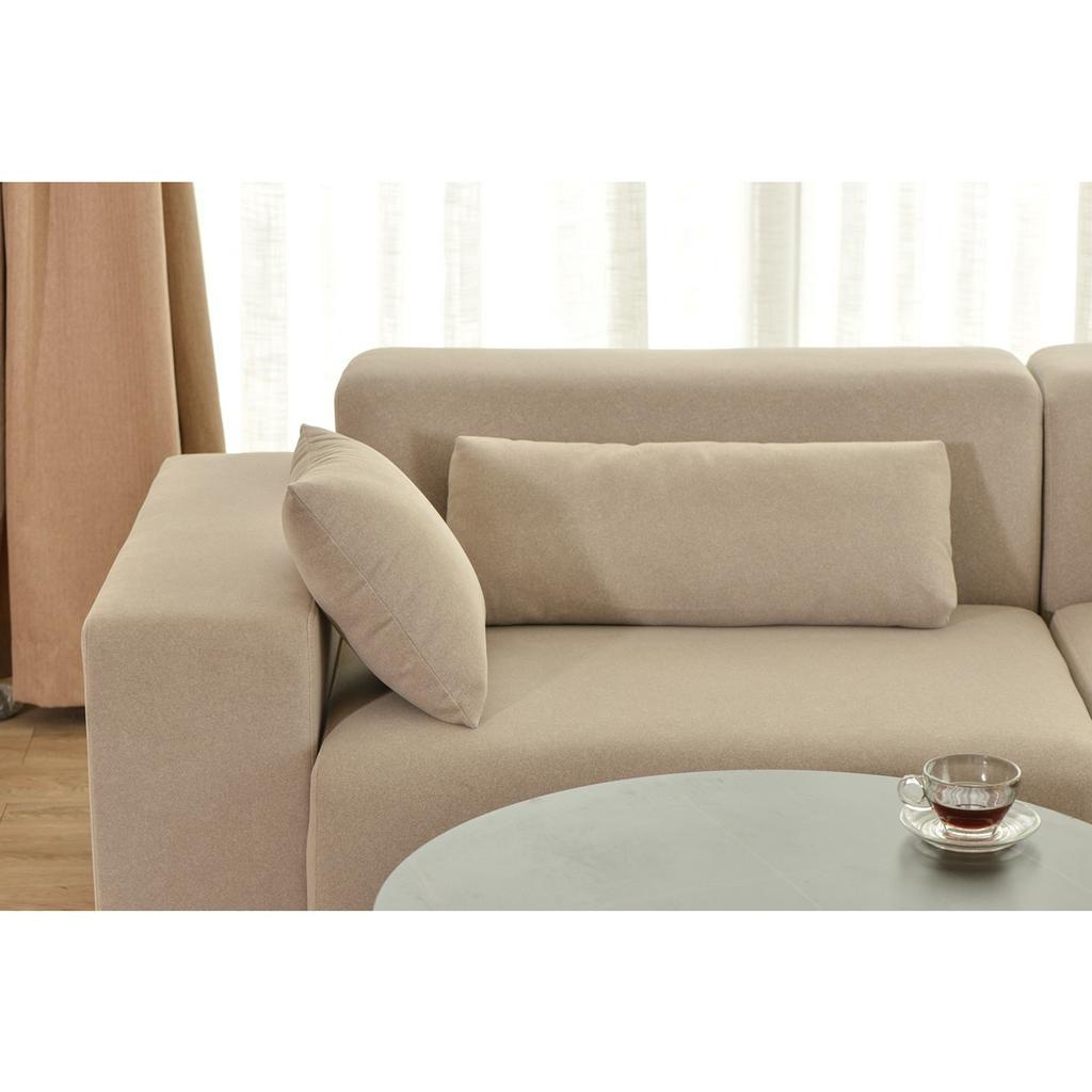 Sofa Vải ARIZE Alounge COMODO Vải Aquaclean Cao Cấp Kèm 4 Gối Tựa