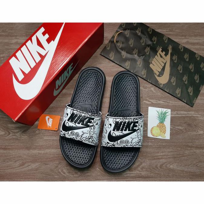 Sandal Nike Benassi Swosh Slop Thời Trang Cho Nam Nữ - 39