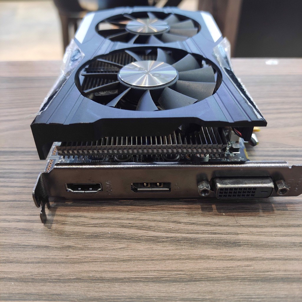 cạc màn hình VGA ZOTAC GTX 1050 TI 4GD5 OC 2 FAN HBH