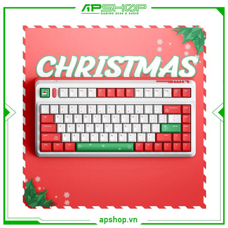 Bàn phím IQUNIX L80 Christmas Bluetooth 5.0 + Wireless 2.4Ghz | Chính hãng