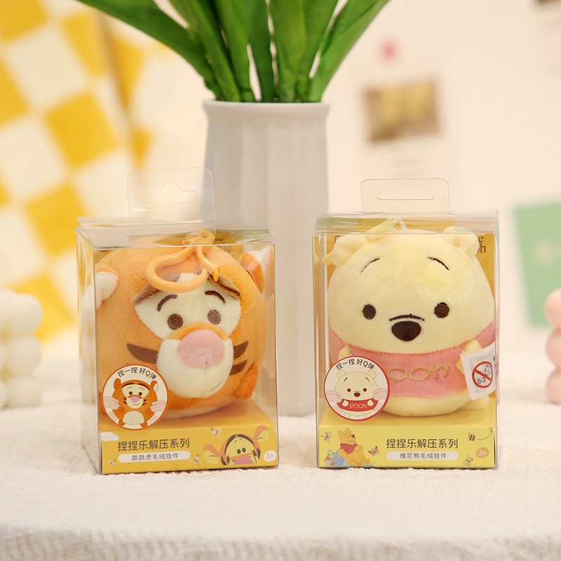 Thú Nhồi Bông Hình Gấu Pooh Ba Mắt Hoạt Hình Disney Chính Hãng