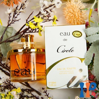 Nước hoa Nữ Eau De Circle EDT 60ml (Cam: hoa cỏ, Hồng: gỗ, Vàng: tiêu đỏ, lưu hương 4-7h) Hani Peni