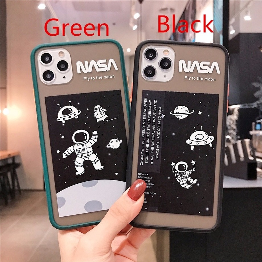 iPhone SE 2020 11 Pro Max Xs Max  XR Xs X 8 7 6 6s Plus Ốp điện thoại silicon mềm hình phi hành gia cho | BigBuy360 - bigbuy360.vn