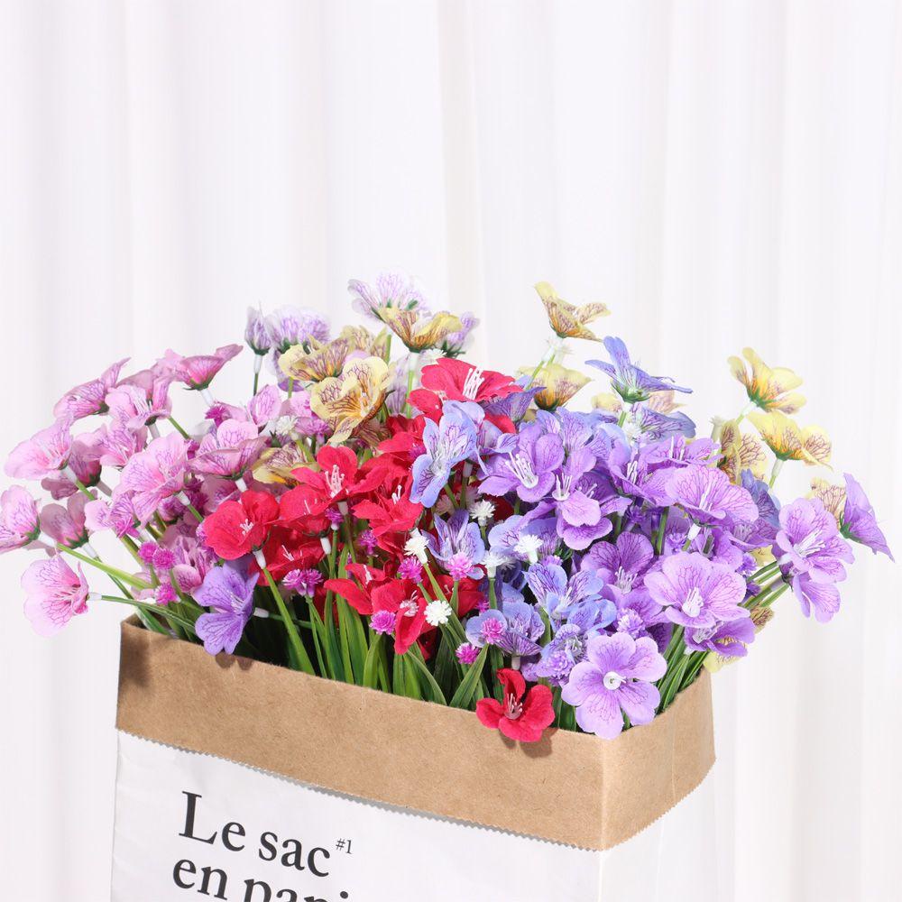 Bó Hoa Nhân Tạo Bằng Lụa Cho Trang Trí Tiệc Cưới