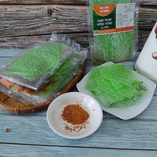 Bánh tráng lá dứa ngân long - đặc sản tây ninh - bịch 50g