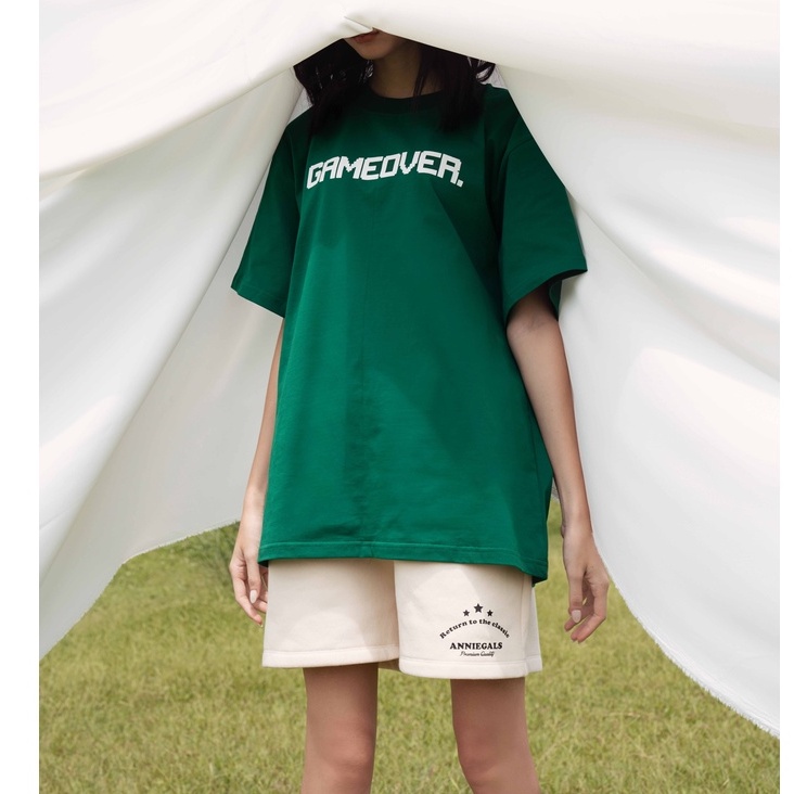 Anniegals - Áo thun tay ngắn in chữ Gameover - Anniegals Gameover Premium Tee