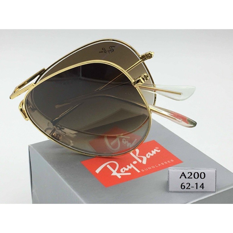 KÍNH NAM RAYBAN GẤP TRÒNG THUỶ TINH CAO CẤP FULLBOX ĐẲNG CẤP QUÝ ÔNG