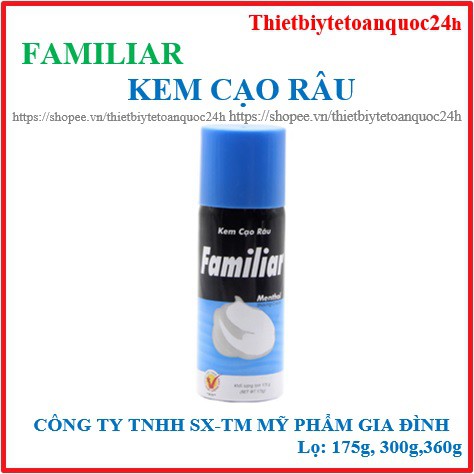 Kem Bọt cạo râu Familiar 300 g