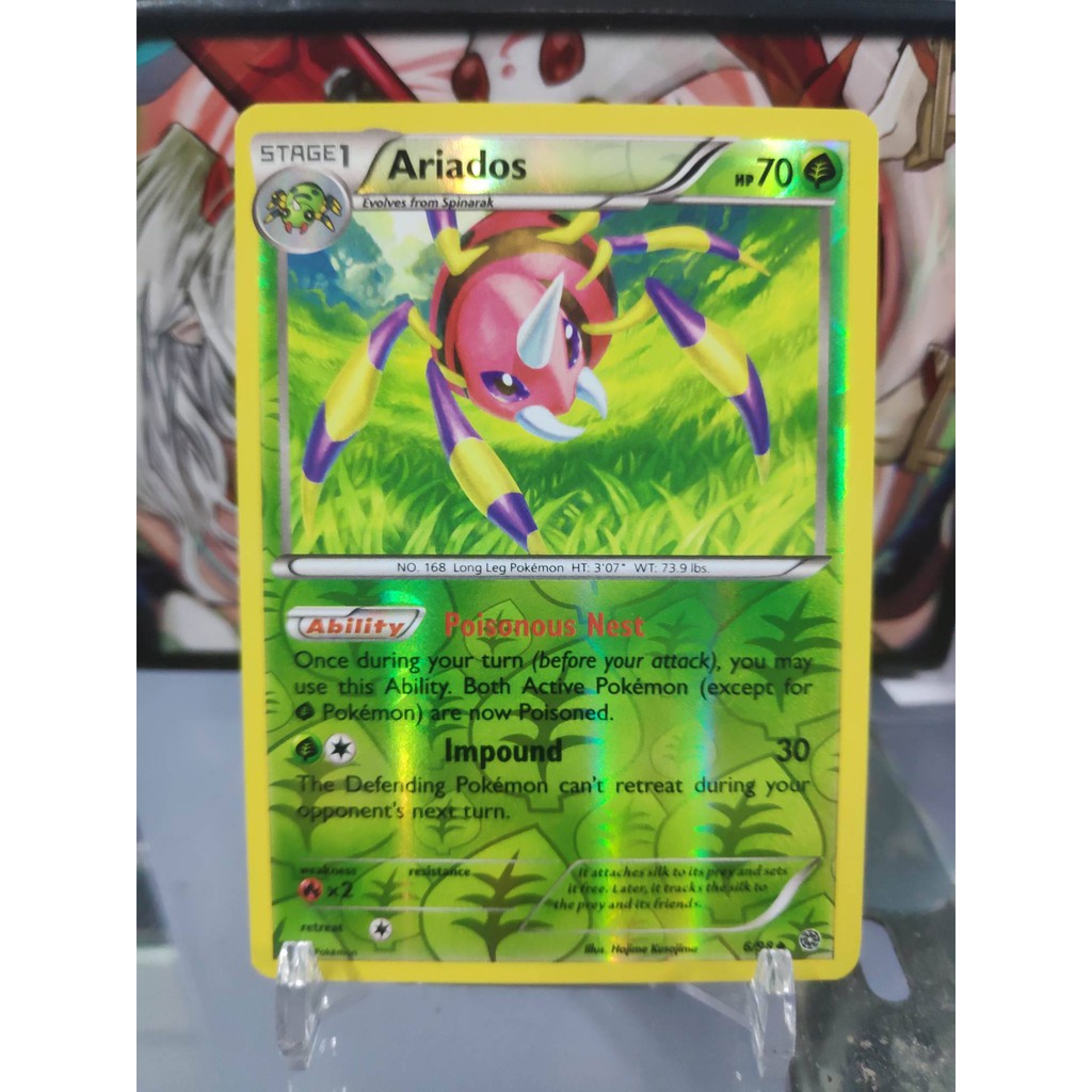 [ Dưa Hấu Yugioh ] Lá bài thẻ bài Pokemon Ariados