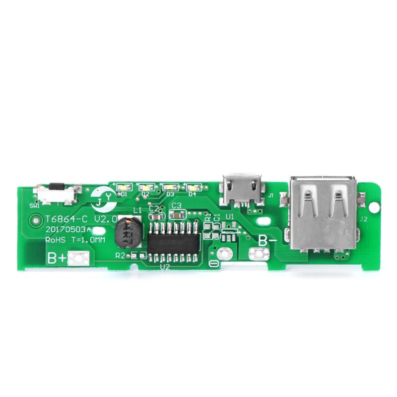 Mô Đun Sạc Pin Dự Phòng Pcb 5v 2a Usb 5v Cho Pin 18650