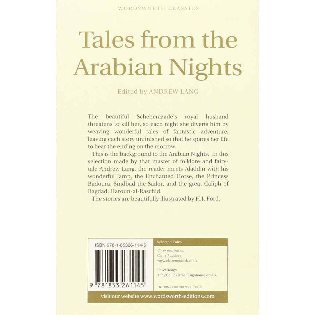 Truyện Ngoại văn: Wordsworth Editions: Tales From The Arabian Nights