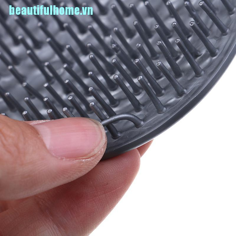 Dụng Cụ Mát Xa Da Đầu Bằng Silicone Chống Trượt Tiện Lợi