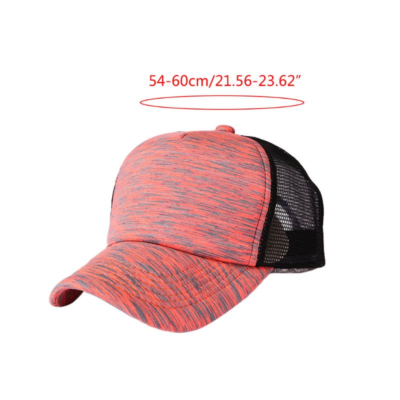 Mũ Lưỡi Trai Phối Lưới Kẻ Sọc Nhiều Màu Thời Trang Mùa Hè Cho Nam Và Nữ