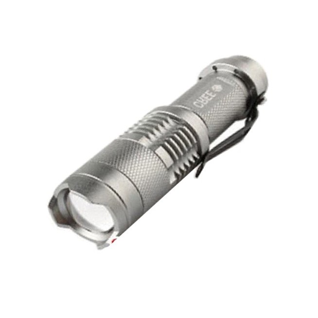 Đèn Pin Cầm Tay Tự Vệ Q5 Siêu Sáng (Pin 14500 3.7v,)