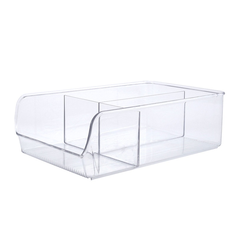 Hộp Đựng Lon Bia / Nước Ngọt Trong Suốt Có Thể Xếp Chồng Lên Nhau Tiện Dụng Cho Gia Đình