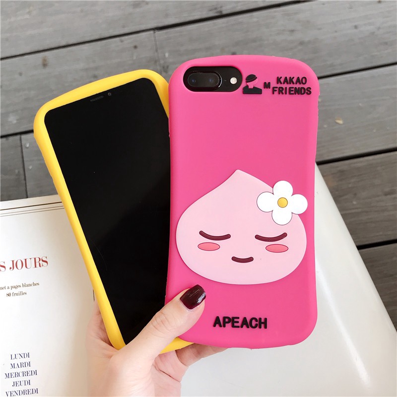 Ốp điện thoại silicon họa tiết in chữ KAKAO Friends 3D dành cho iphone 11 pro max xr x xs max 7 8 6 6 S Plus | BigBuy360 - bigbuy360.vn