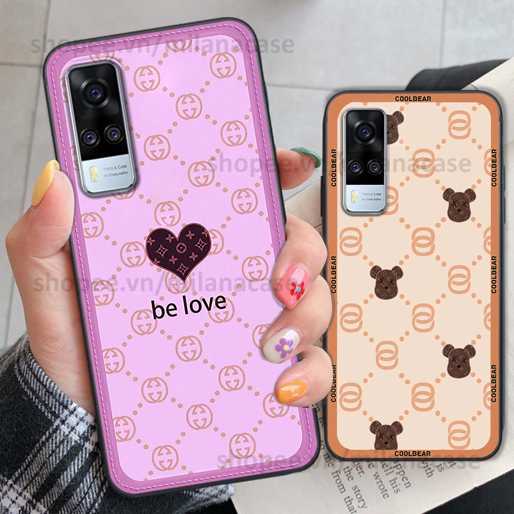 Ốp Vivo Y51 2020 hình trái tim be love tình yêu siêu đẹp, cá tính, thời trang