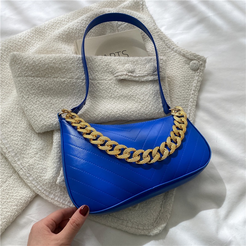 Túi đeo vai IELGY hình bán nguyệt phong cách cổ điển thời trang tùy chọn màu sắc dành cho nữ