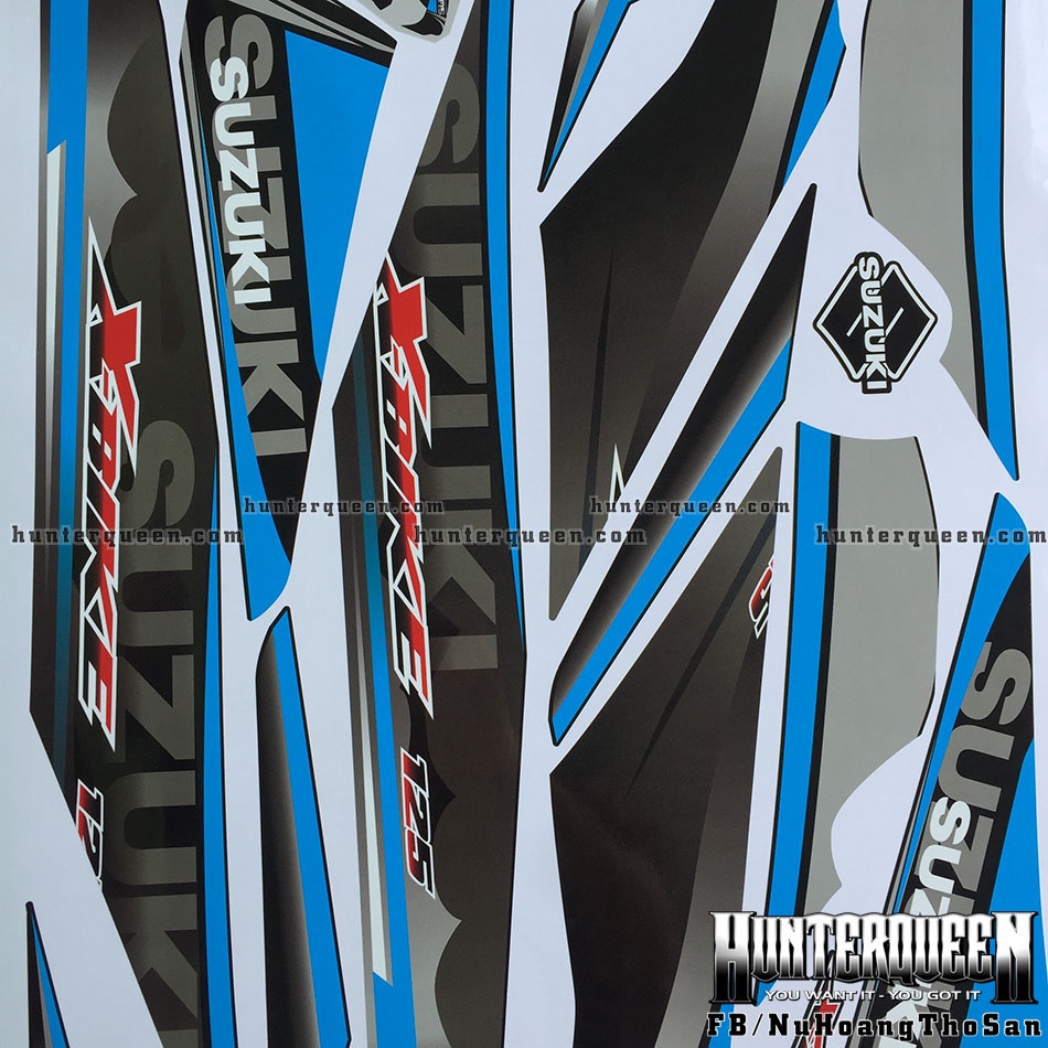 Tem chế X Bike đen xanh. Thay đổi màu sắc và chi tiết theo yêu cầu. Sắc nét, bền màu