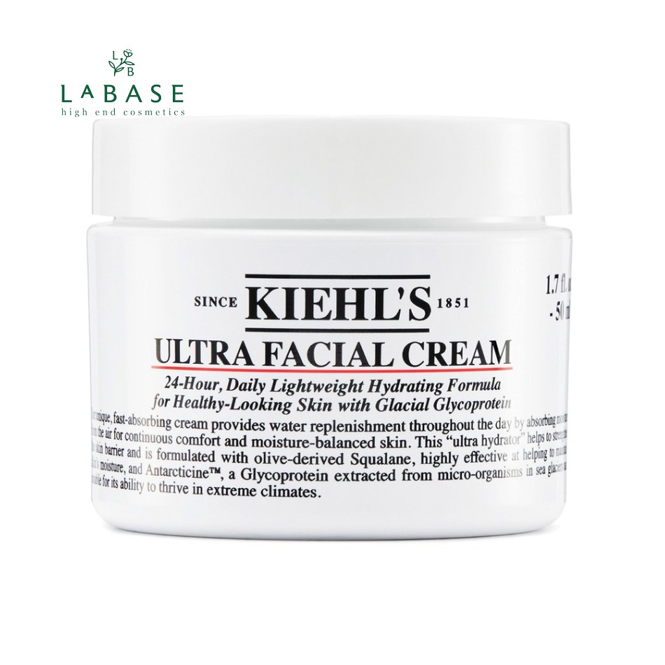 Kiehl's Ultra Facial Cream - Kem Dưỡng Ẩm Siêu Cấp Cho Da Khô Và Nhạy Cảm (50ml - 125ml)