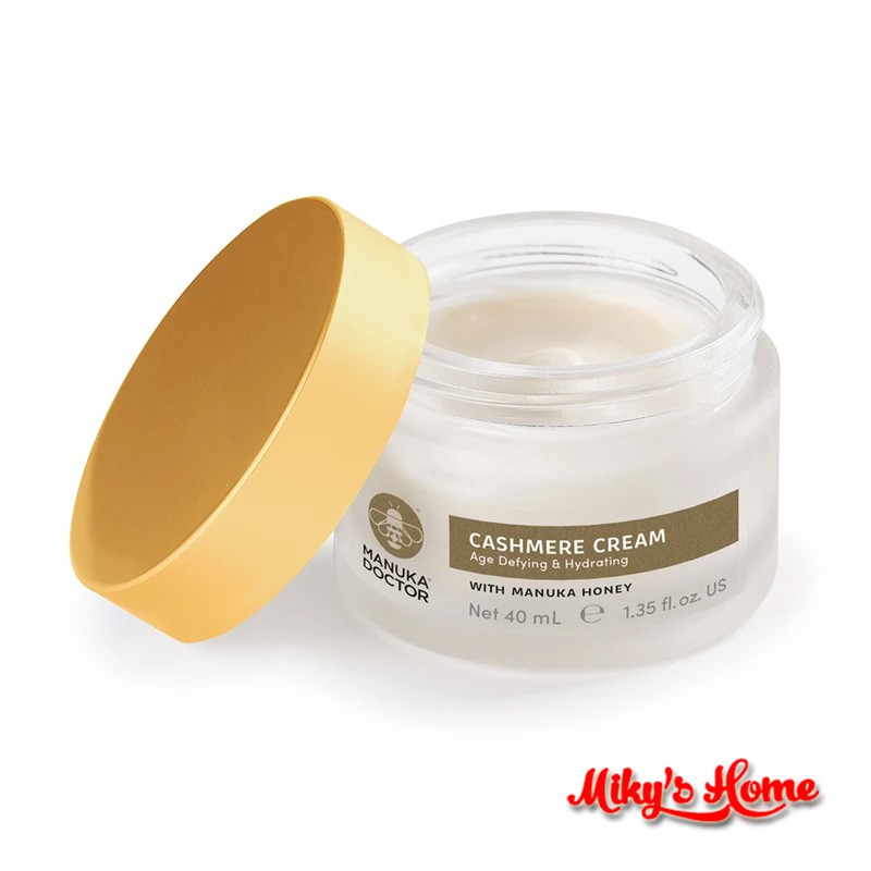 [Mẫu mới] Kem dưỡng trẻ hóa mềm mại da Manuka Doctor Skincare Cashmere Cream 40ml - UK (Anh Quốc)