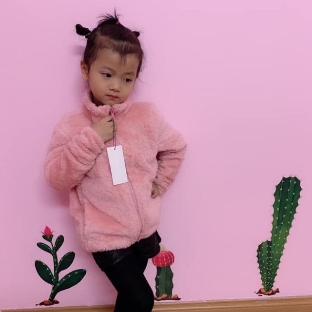 Áo khoác lông cho bé