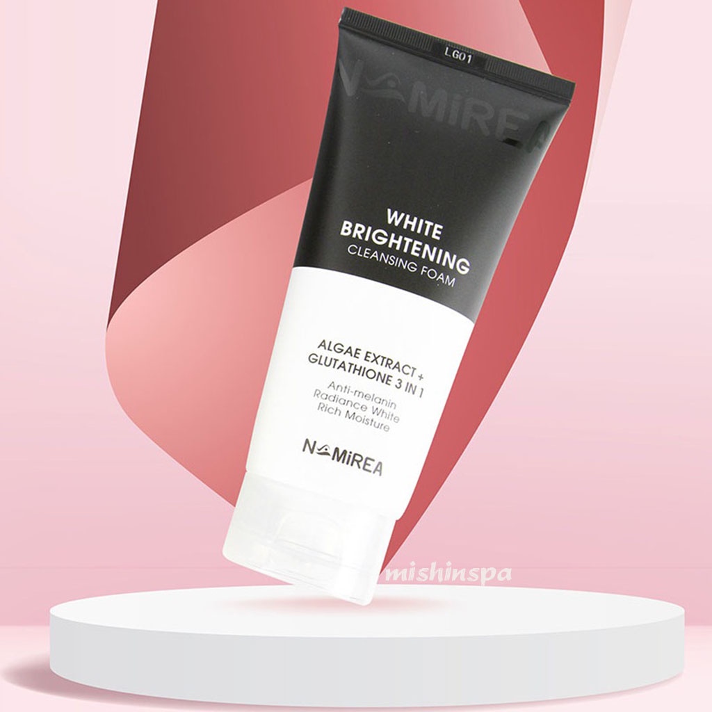 Sữa Rửa Mặt Trắng Da Namirea Hàn Quốc White Brightening Cleansing Foam