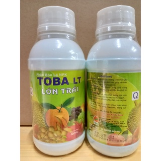 CHAI 500ML TOBA LT LỚN TRÁI