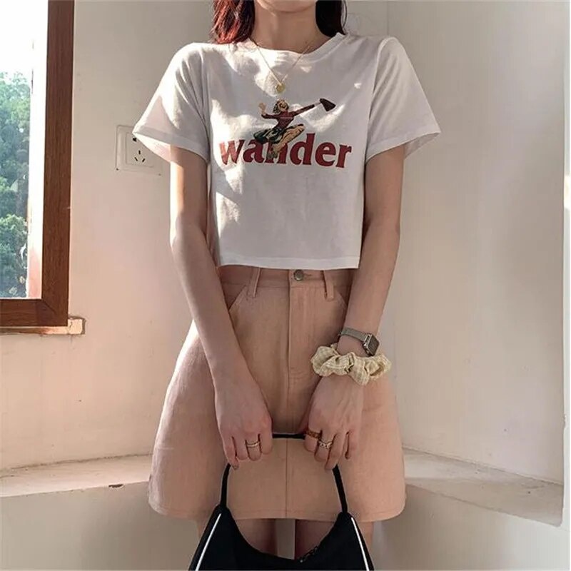 Áo Croptop Tay Ngắn Tiger.86 CR07