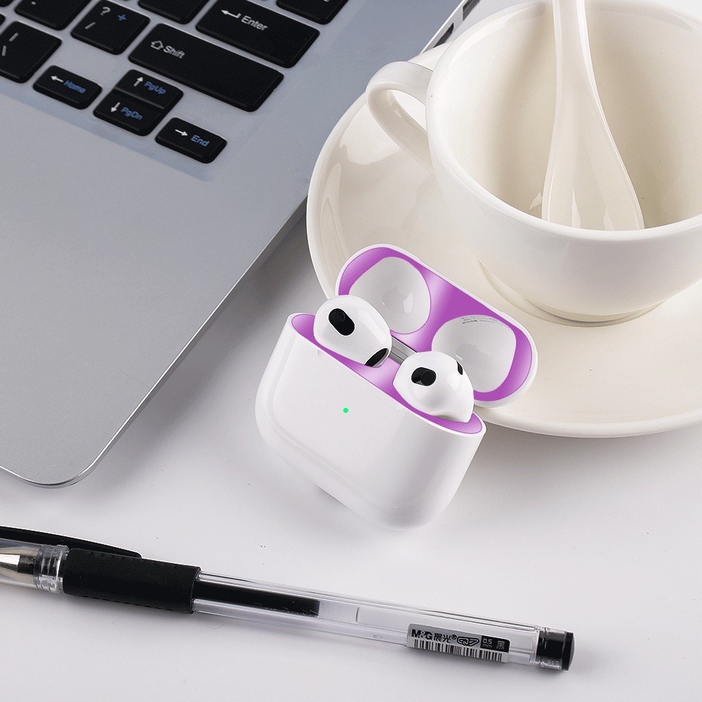 Miếng Dán Chống Bụi Kim Loại Dành Cho tai nghe ko dây Airpods Pro 2/ Airpods 3