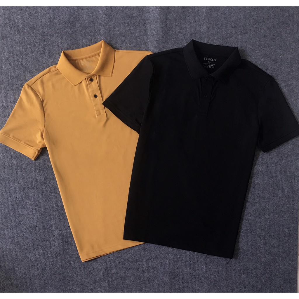 Áo Polo Nam cổ bẻ thun có cổ tay lỡ vải cá sấu cotton phong cách trẻ trung, chuẩn form, nhiều màu | BigBuy360 - bigbuy360.vn