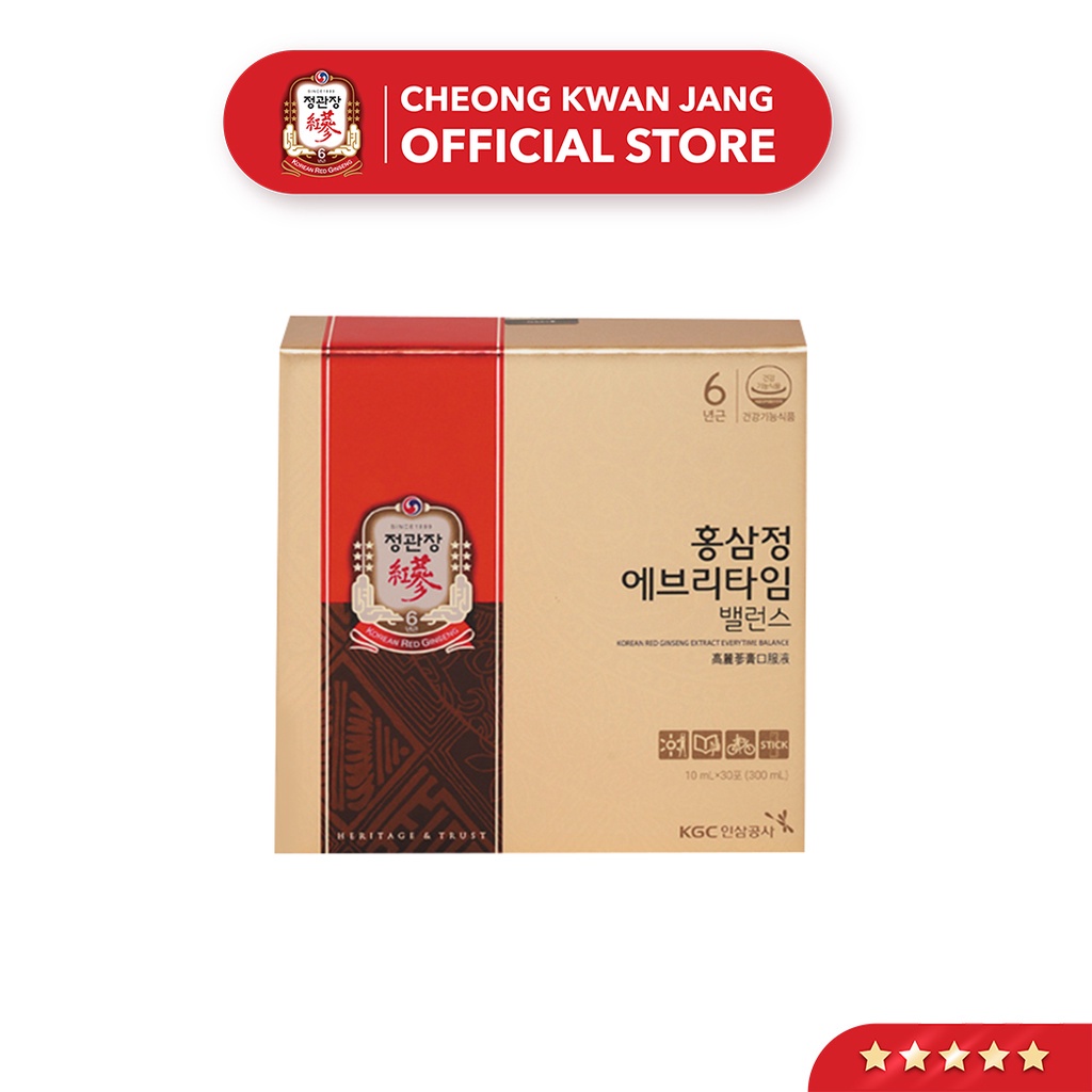 Tinh Chất Hồng Sâm Pha Sẵn KGC Cheong Kwan Jang EveryTime Balance 10 gói