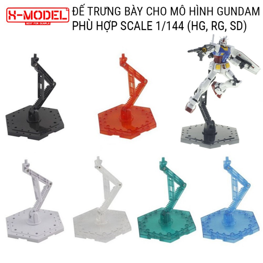 Đế trưng bày đồ chơi mô hình Gundam X MODEL XM112 Action Base cho Mô Hình Gundam BANDAI 1/144 (HG, RG,SD)