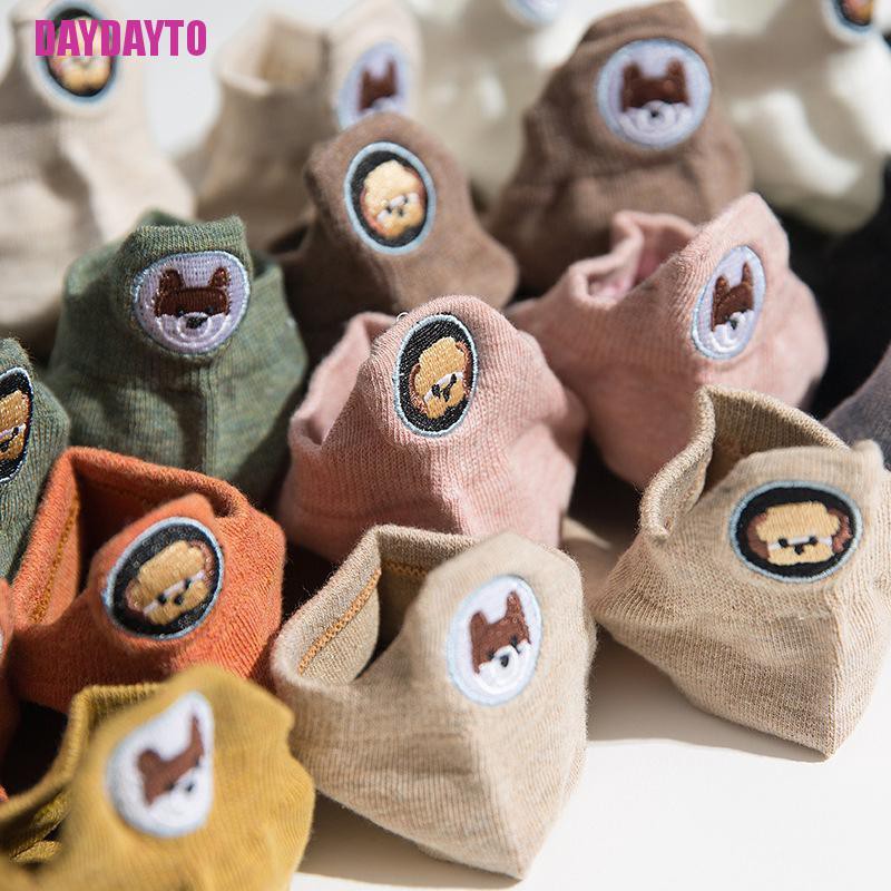 Vớ Cotton Cổ Thấp Họa Tiết Động Vật Dễ Thương Vui Nhộn Cho Nam Và Nữ