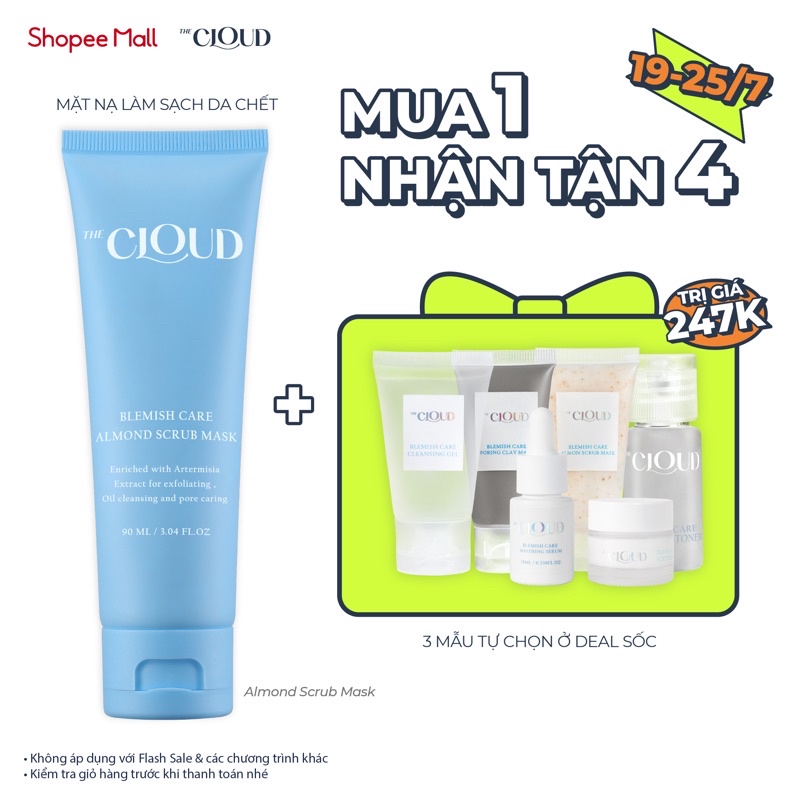 Mặt Nạ Làm Sạch Tế Bào Chết The Cloud 90g | Thế Giới Skin Care