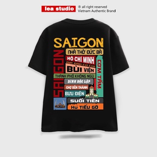 Áo Thun Sài Gòn Lea Unisex Basic Tee phông trơn nam nữ