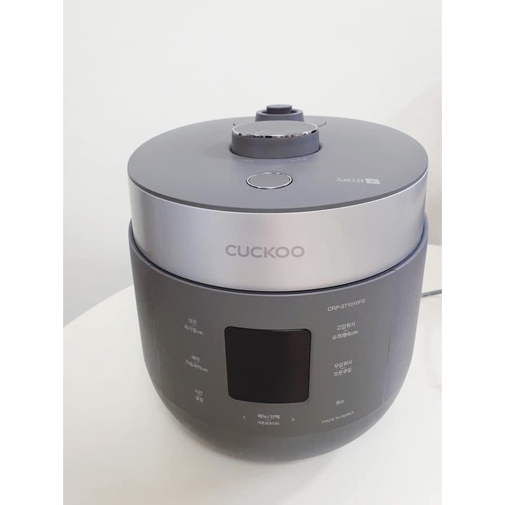 NỒI CƠM ĐIỆN ÁP SUẤT KÉP 2 CHẾ ĐỘ CUCKOO CRP-ST1010FG - NỘI ĐỊA HÀN QUỐC