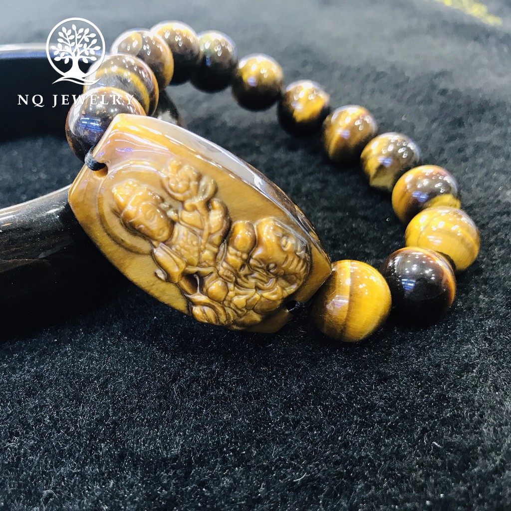 Vòng tay vàng nâu phật bản mệnh - NQ Jewelry