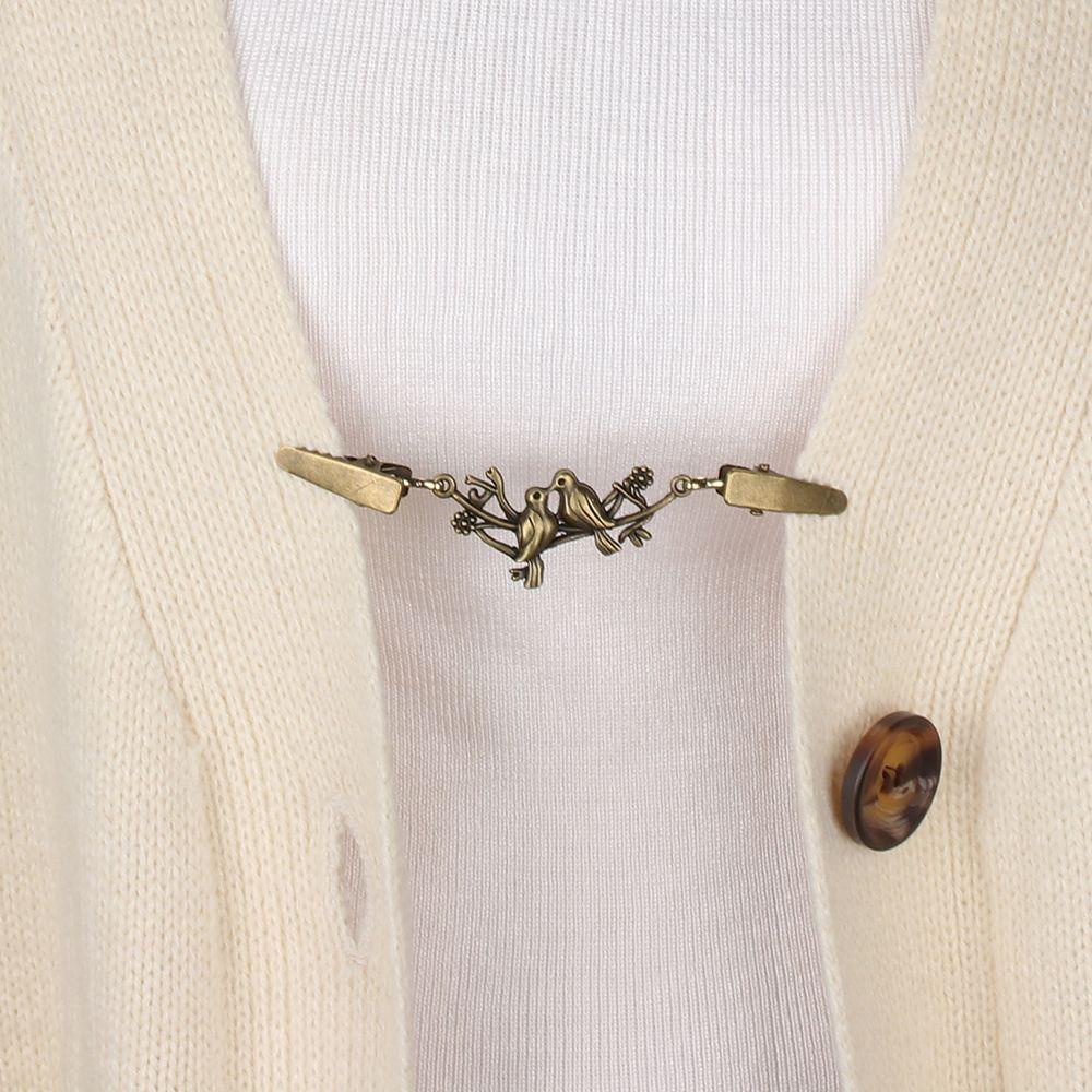 Bsuns Kẹp Áo Khoác Cardigan Hình Vịt Thời Trang Mùa Đông