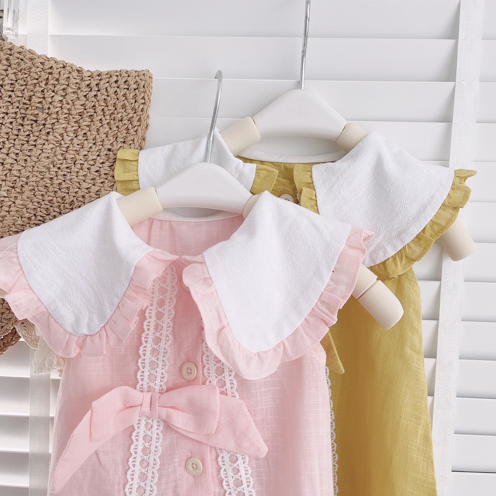 VÁY SUÔNG CHỮ A DÁNG DÀI, SÁT NÁCH CHO BÉ 1-6 TUỔI