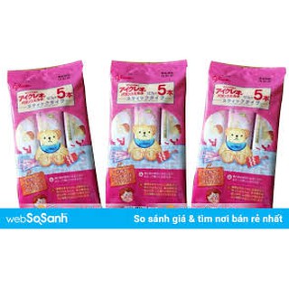 Sữa Glico số 0 dạng thanh (12,7g×5) Date 2021