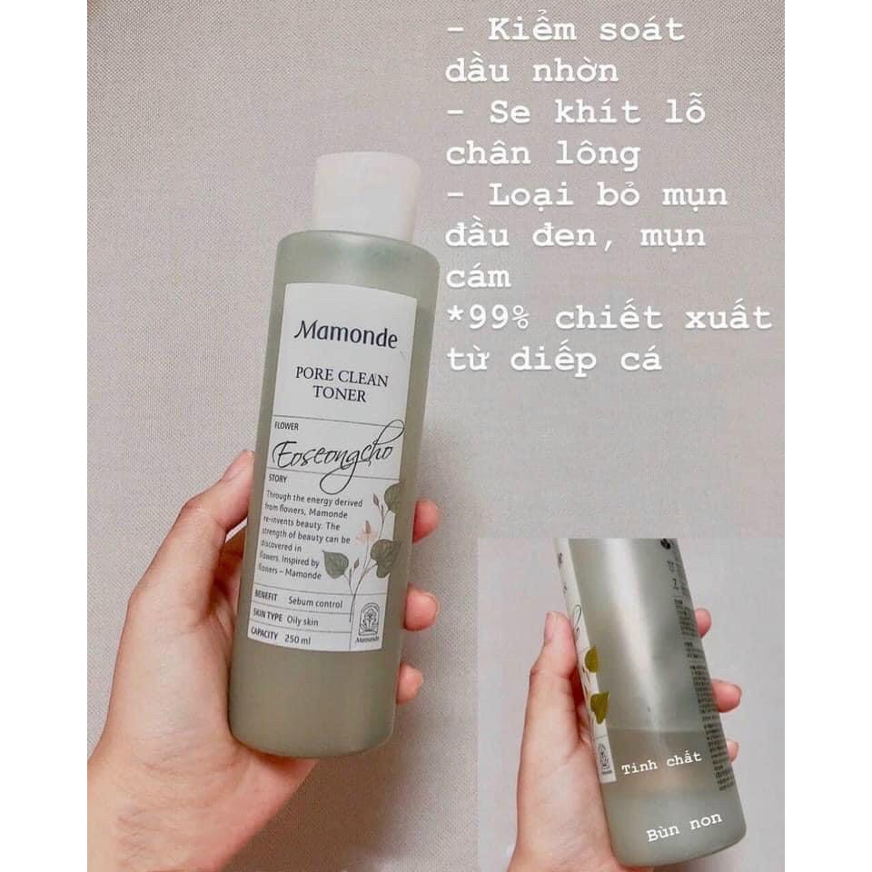 Nước hoa hồng Mamonde Diếp Cá 250ml