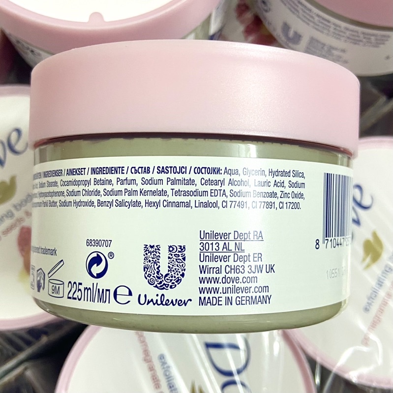 Tẩy Da Chết Dove Đức Creme - Dusch - Peeling 225ml