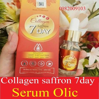 [mẫu 2022] Serum huyết thanh truyền trắng 7 Day OLic serum collagen saffron 7day Olic