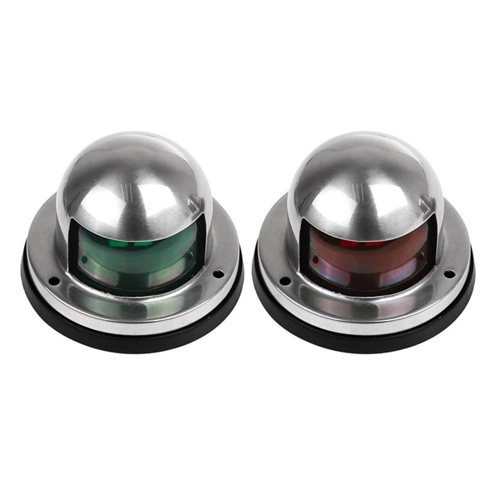 Bộ 2 đèn LED hoa tiêu xanh và đỏ 12V cho tàu thuyền đi biển