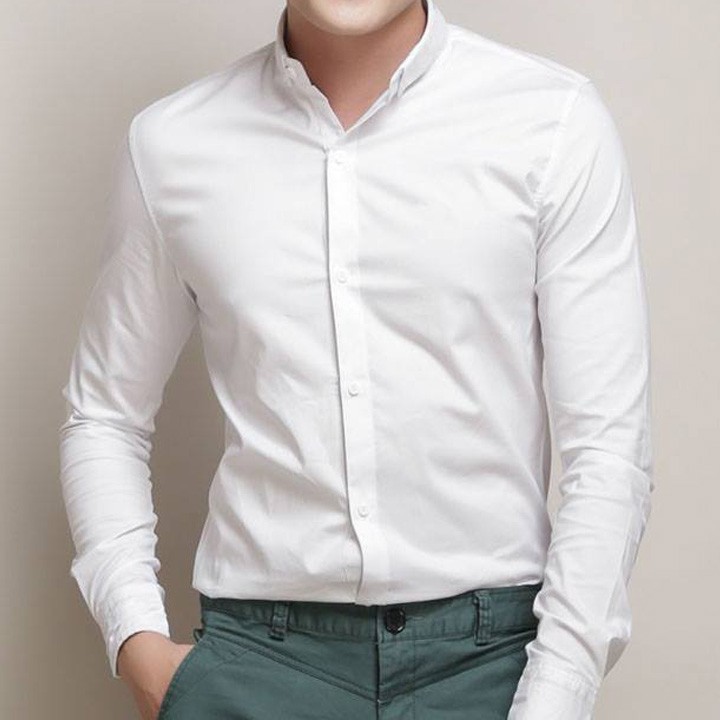 Áo Sơ Mi Đen Chất Lụa Mềm Mịn Ít Nhăn | BigBuy360 - bigbuy360.vn