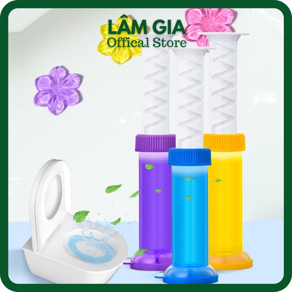 Gel Thơm Khử Trùng Bồn Cầu Diệt Khuẩn Gel Khử Mùi Bồn Cầu Dạng Thạch Hình Bông Hoa Với 6 Mùi Thơm Cho Nhà Vệ Sinh G6