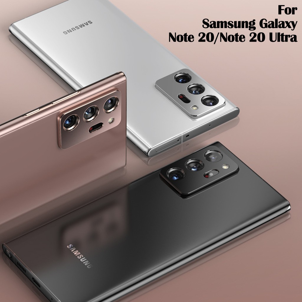 Miếng dán cường lực camera Samsung S21 Series, Note 20 Series kim loại siêu bền, chống xước, chống va đập - Fox Case